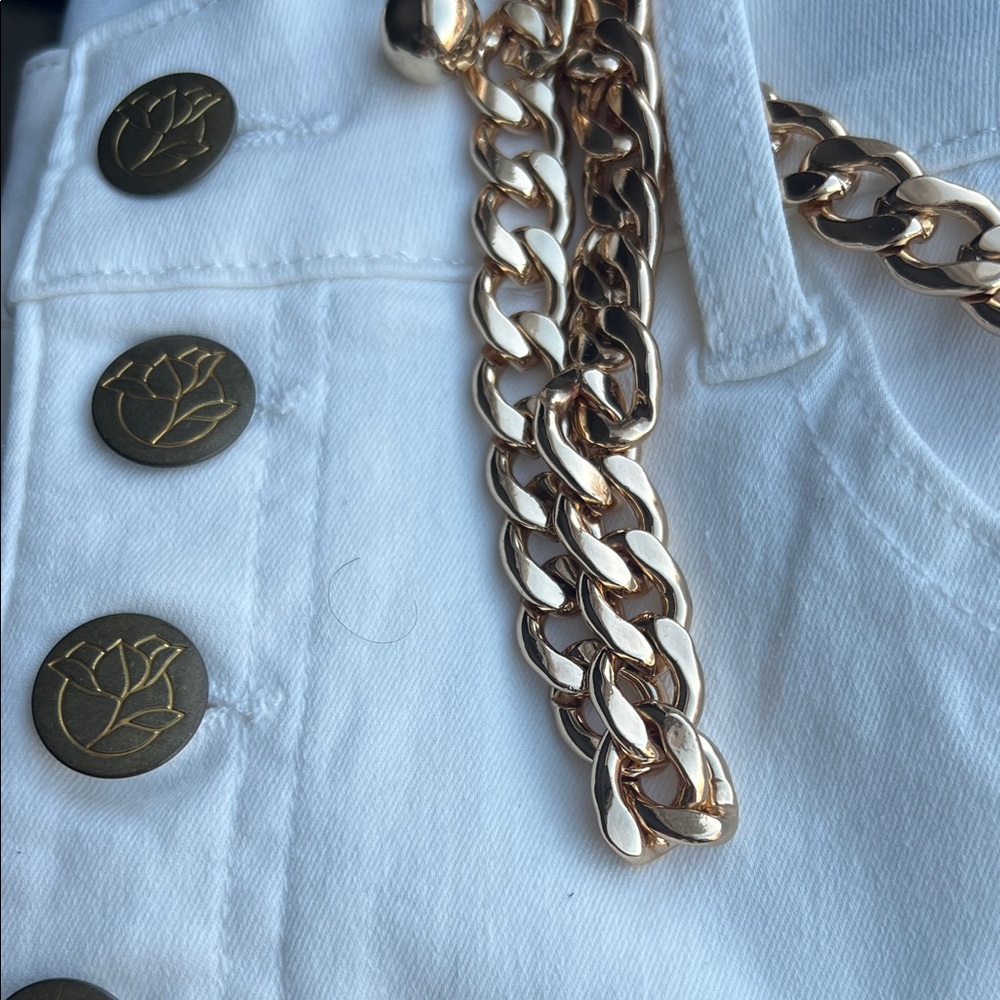 Gold and Silver colors Chain Belt